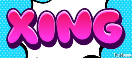 XING Text effect