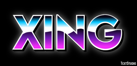 XING Efecto de Texto