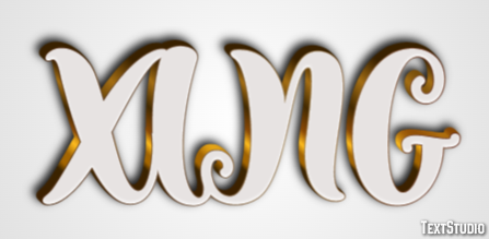 XING Text effect