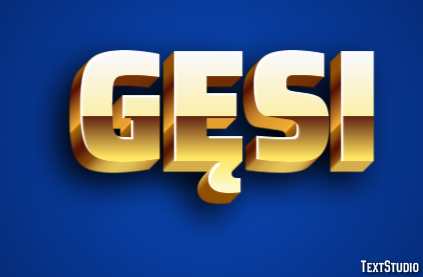 Gęsi Efekt tekstowy
