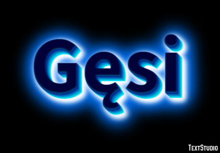 Gęsi Effetto testo