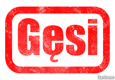 Gęsi Effetto testo