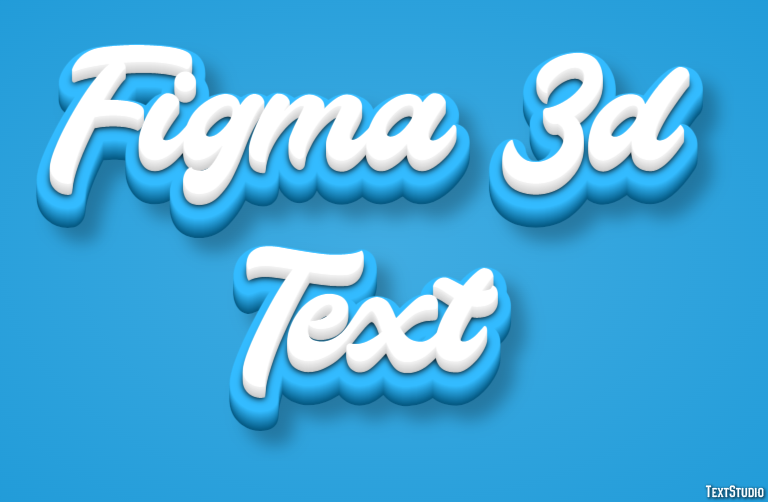 Figma 3d Text Text Effect