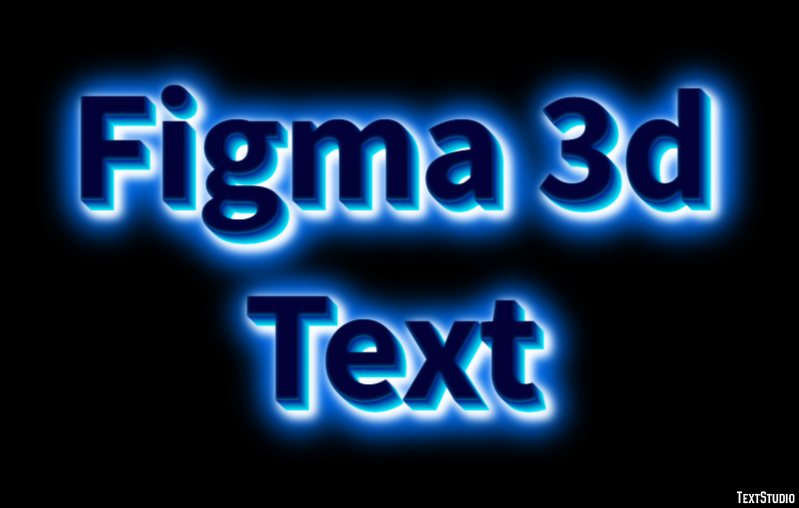 Figma 3d Text Text Effect