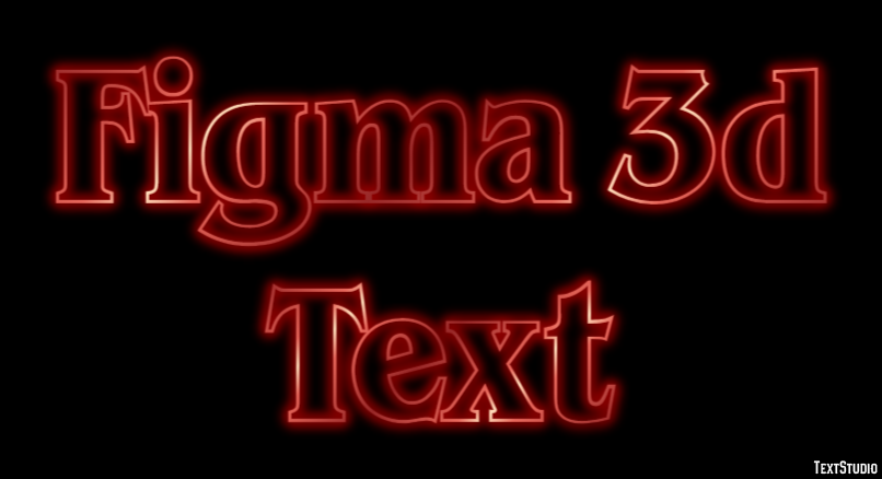 Figma 3d Text Text Effect