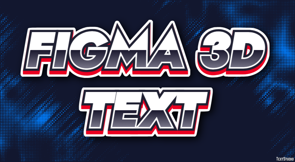 Figma 3d Text Text Effect