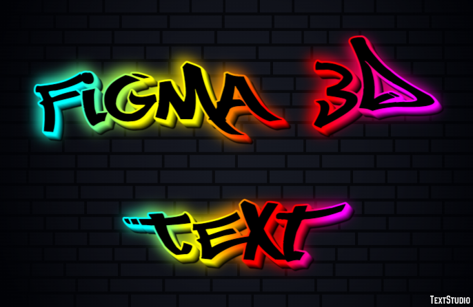 Figma 3d Text Text Effect
