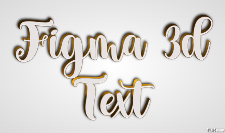 Figma 3d Text Text Effect
