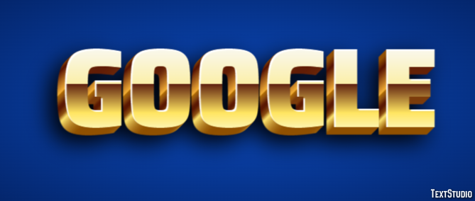 Google Tekst effect