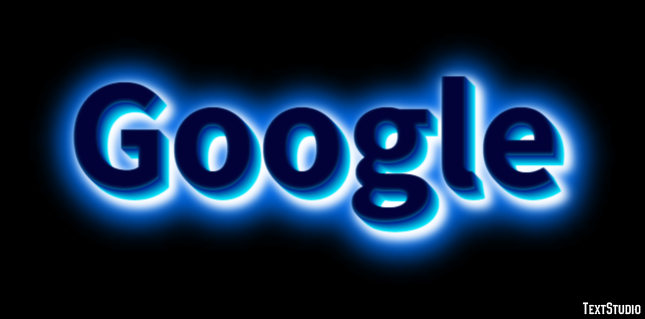 Google Tekst effect