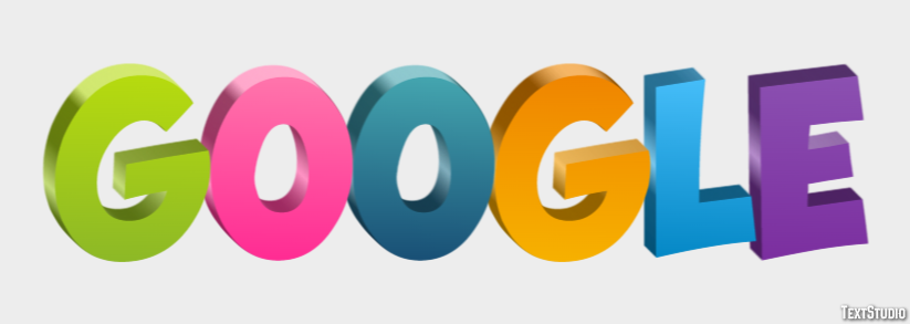 Google Tekst effect