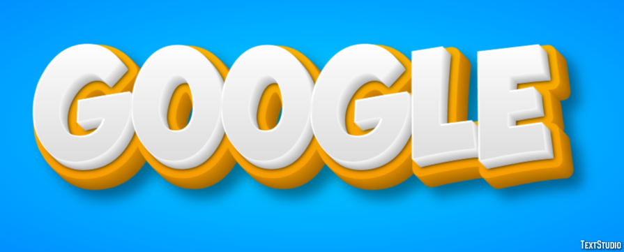 Google Tekst effect