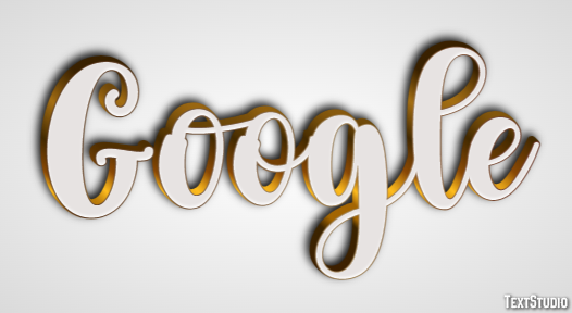 Google Tekst effect