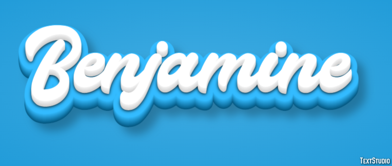 Benjamine Text effect