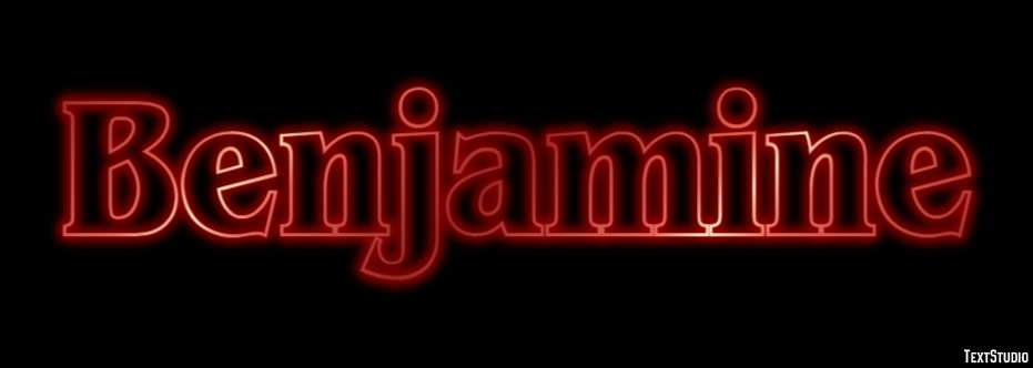 Benjamine Text effect