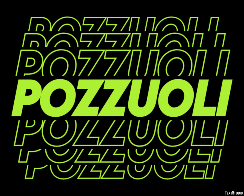 Pozzuoli Efeito de texto