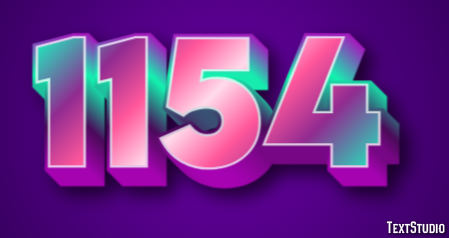 1154 Text Effect