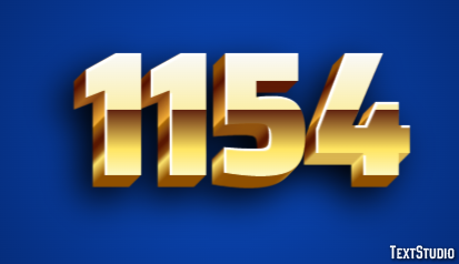 1154 Text Effect
