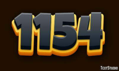 1154 Text Effect