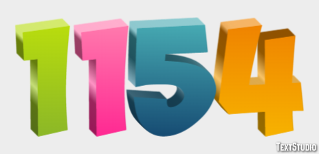 1154 Text Effect