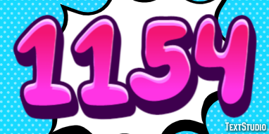 1154 Text Effect