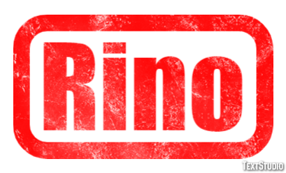 Rino Efecto de Texto