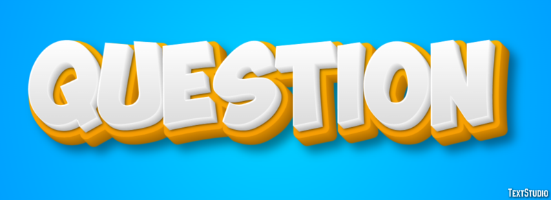 Question Text Effect