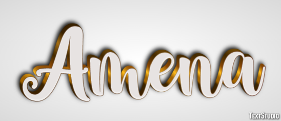 Amena Text Effect
