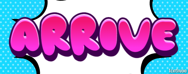 Arrive Text Effect