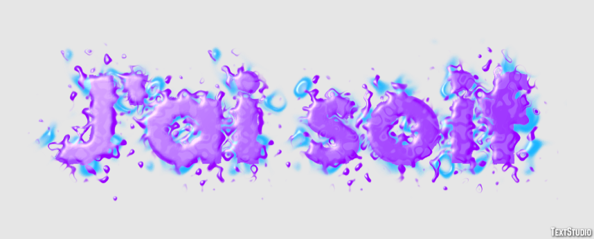 J'ai soif Effet de Texte