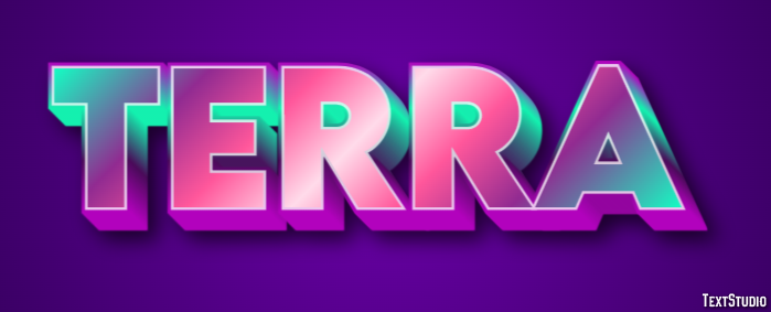 Terra Efekt tekstowy