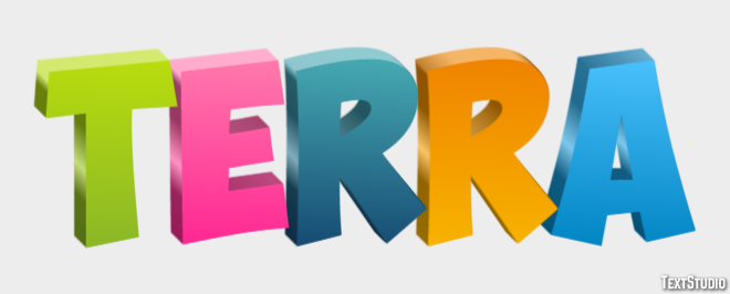 Terra Efekt tekstowy