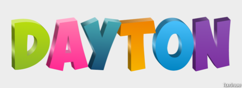 Dayton Efekt tekstowy