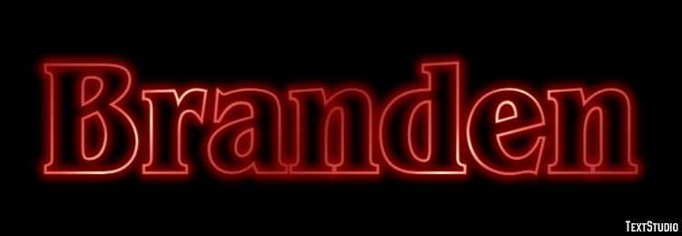 Branden Эффект текста