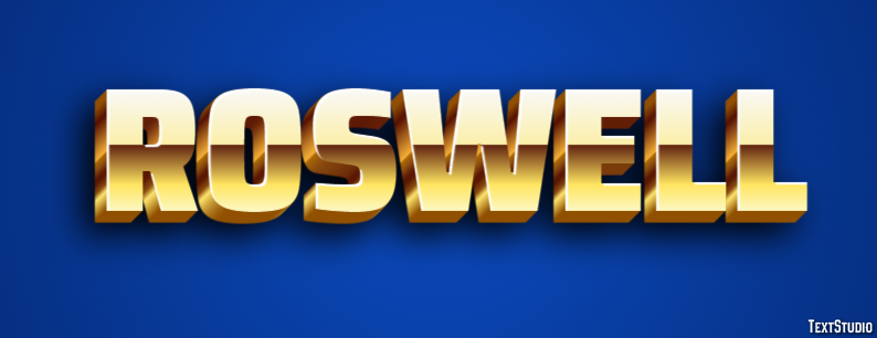 Roswell Efekt tekstowy