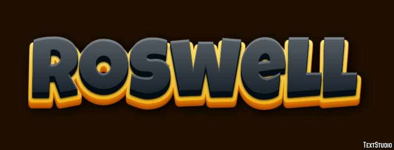 Roswell Efekt tekstowy