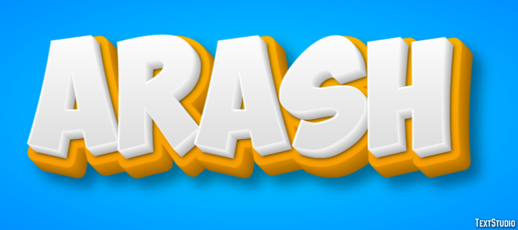 Arash Text effect