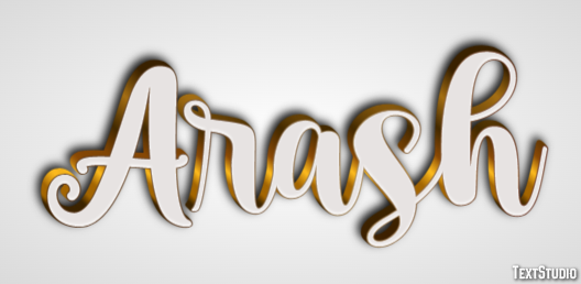 Arash Effet de Texte