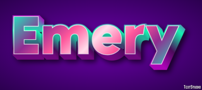 Emery Texteffekt