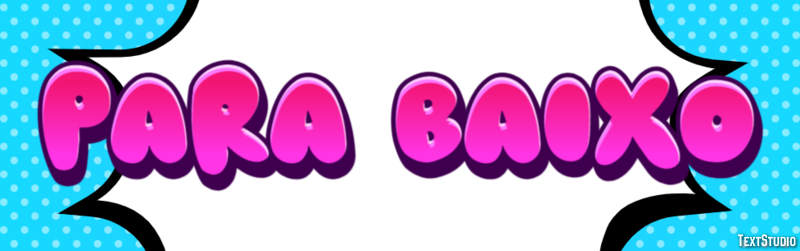Para baixo Efeito de texto