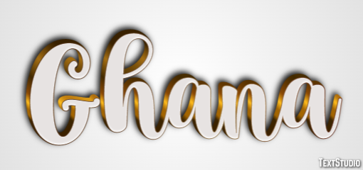 Ghana Effet de texte