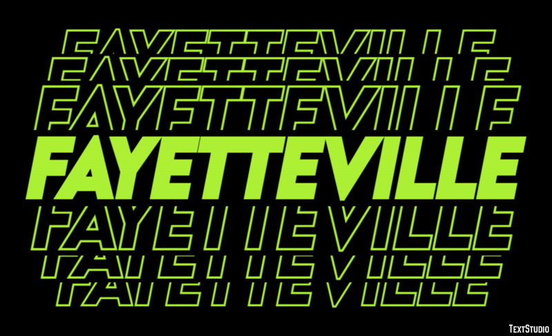 Fayetteville Efekt tekstowy