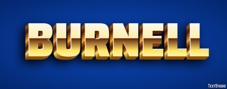 Burnell Texteffekt