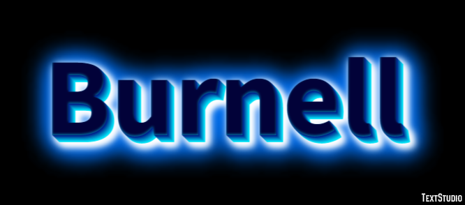 Burnell Texteffekt