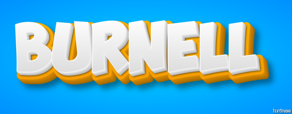 Burnell Text effect
