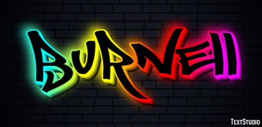 Burnell Text effect