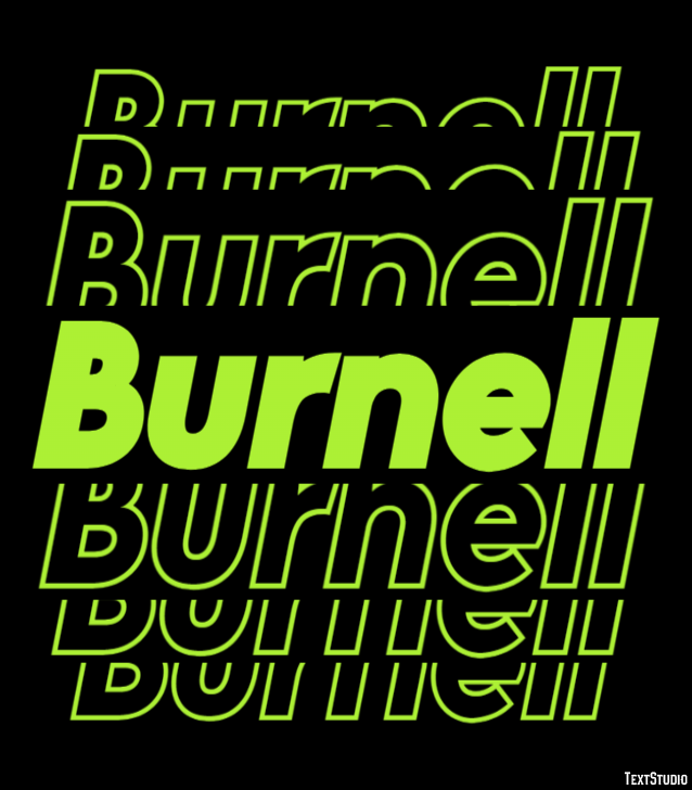 Burnell Text Effect