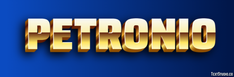 Petronio Effetto testo
