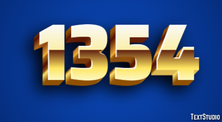 1354 Efekt tekstowy