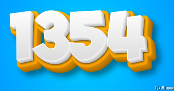 1354 Efekt tekstowy